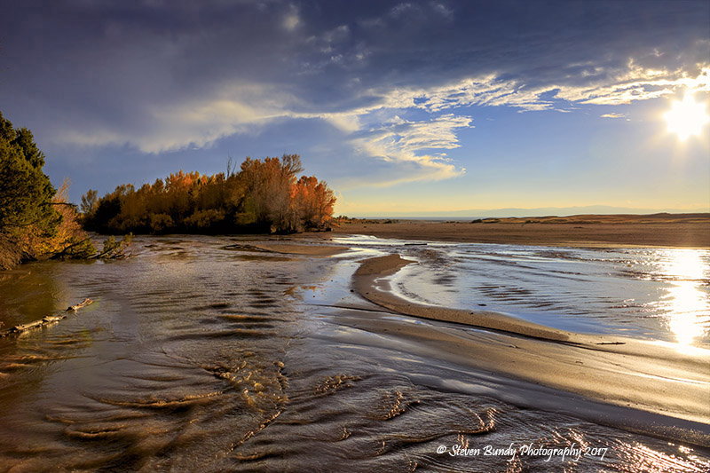 creek at grat sand dunes