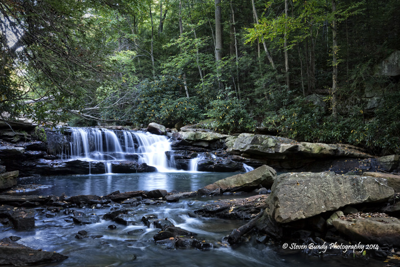 deckers creek waterfall