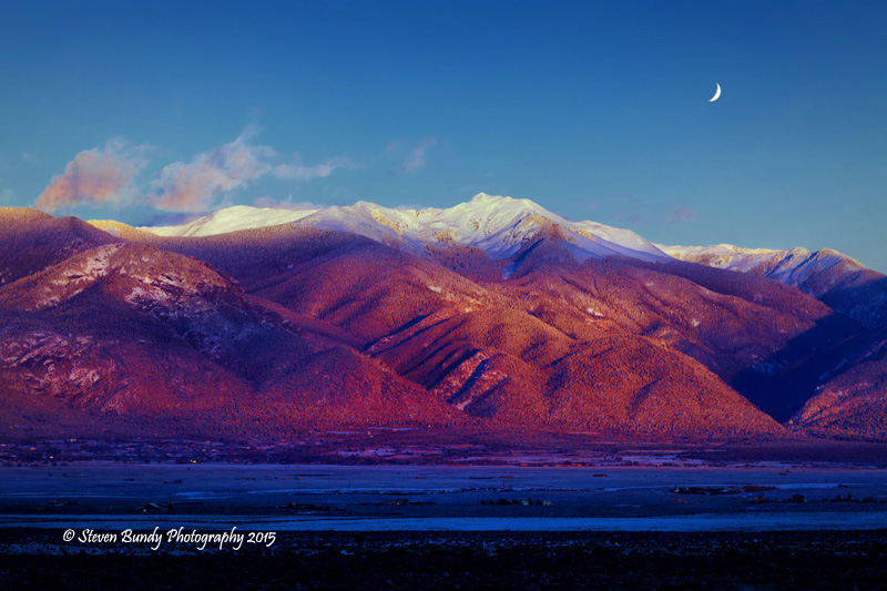 mt wheeler moonrise