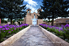 spring at the ranchos church