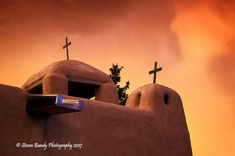 talpa church fire sky