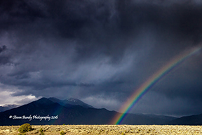 taos mountain rainbow