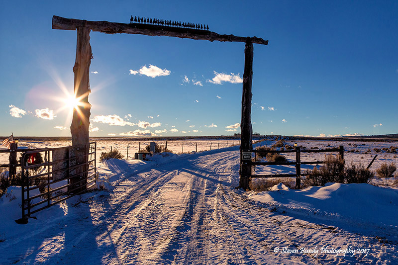 west gorge ranch gate