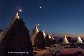 wigwam motel sunset